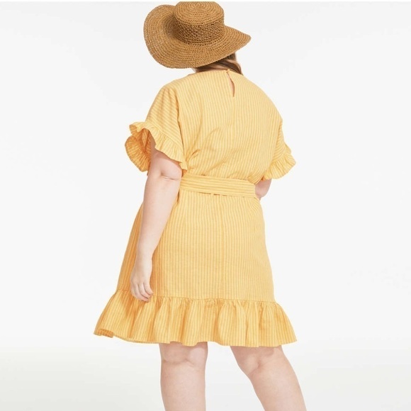 Jillian Harris x Joe Fresh linen light yellow dress - Picture 11 of 11